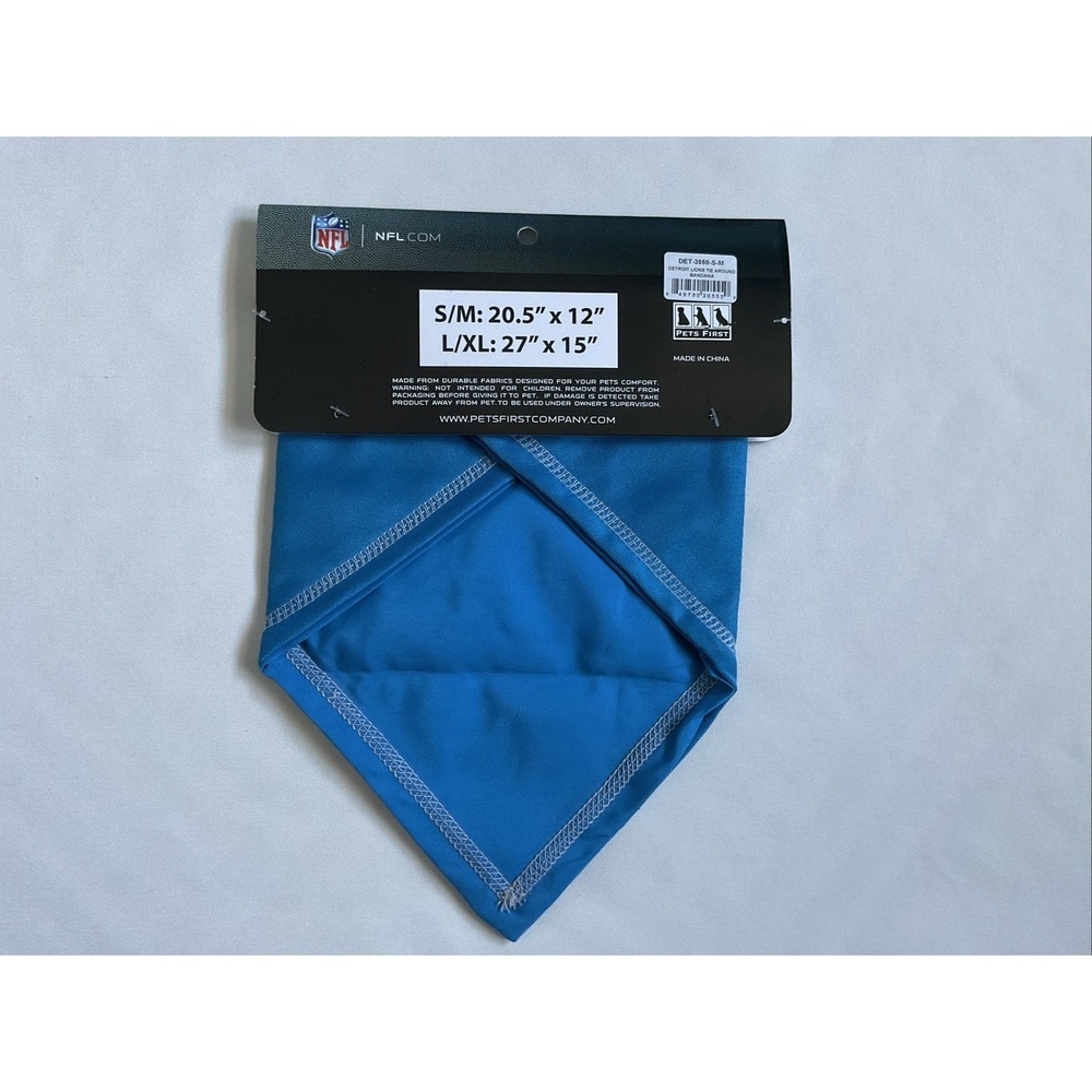 Pets First NFL Dog Tie Bandana The Ultimate Scarf Bandana For Dogs & Cats S/M - Picture 2 of 2